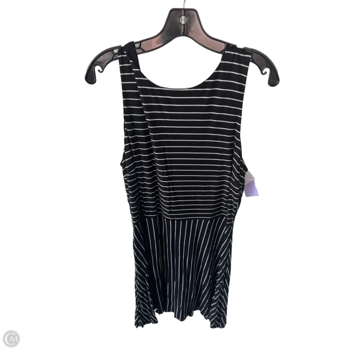 Dress Casual Short By Loft In Black & White, Size: Xl