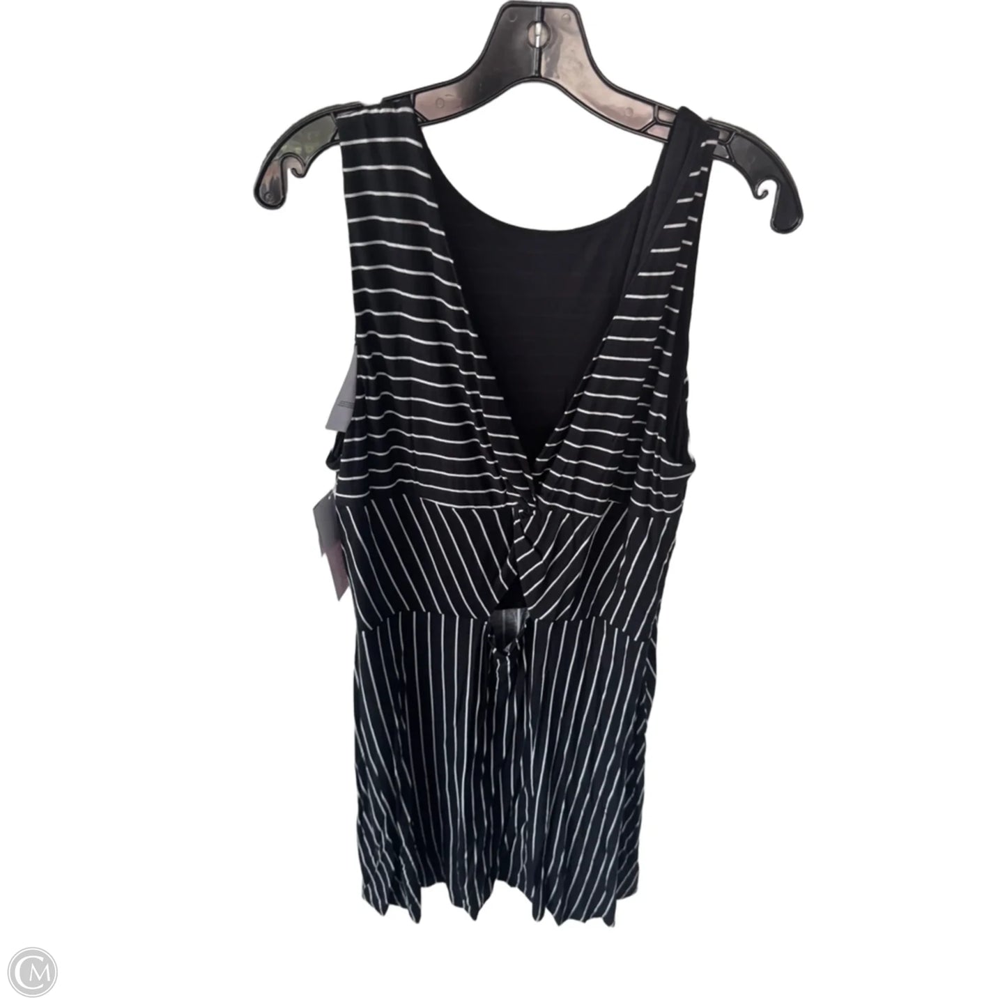 Dress Casual Short By Loft In Black & White, Size: Xl
