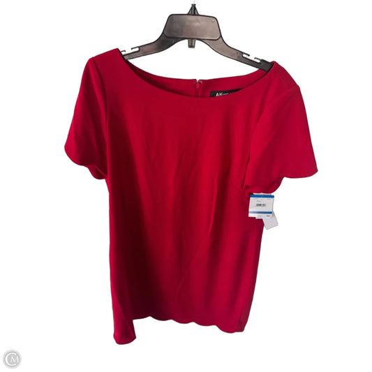 Dress Work By Anne Klein In Red, Size: Xl