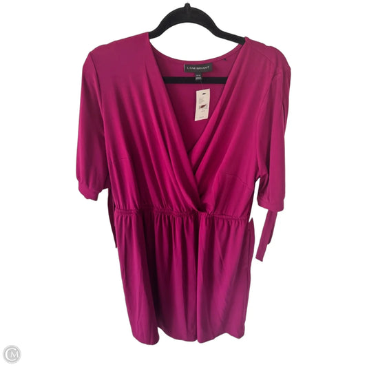 Dress Work By Lane Bryant In Pink, Size: L