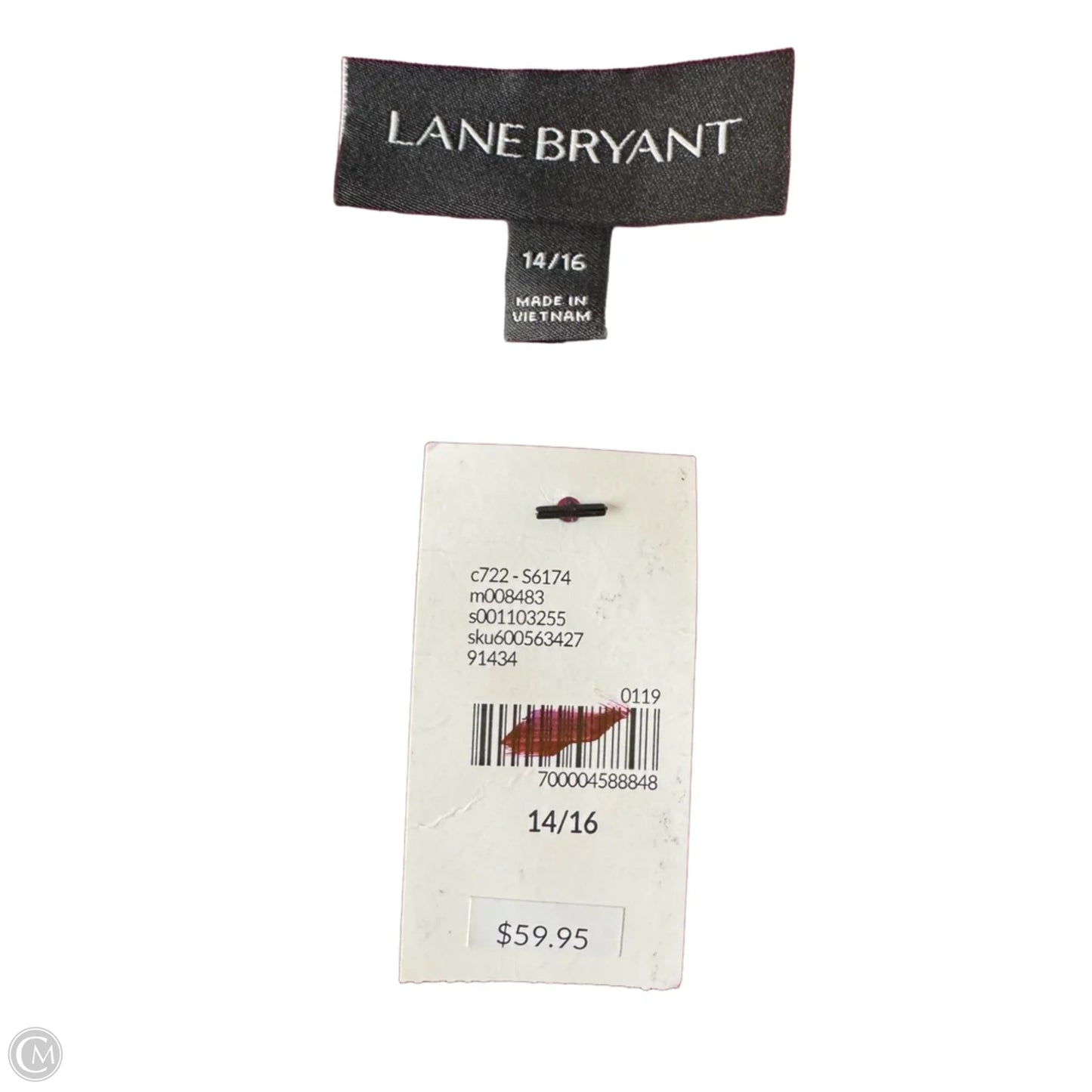 Dress Work By Lane Bryant In Pink, Size: L