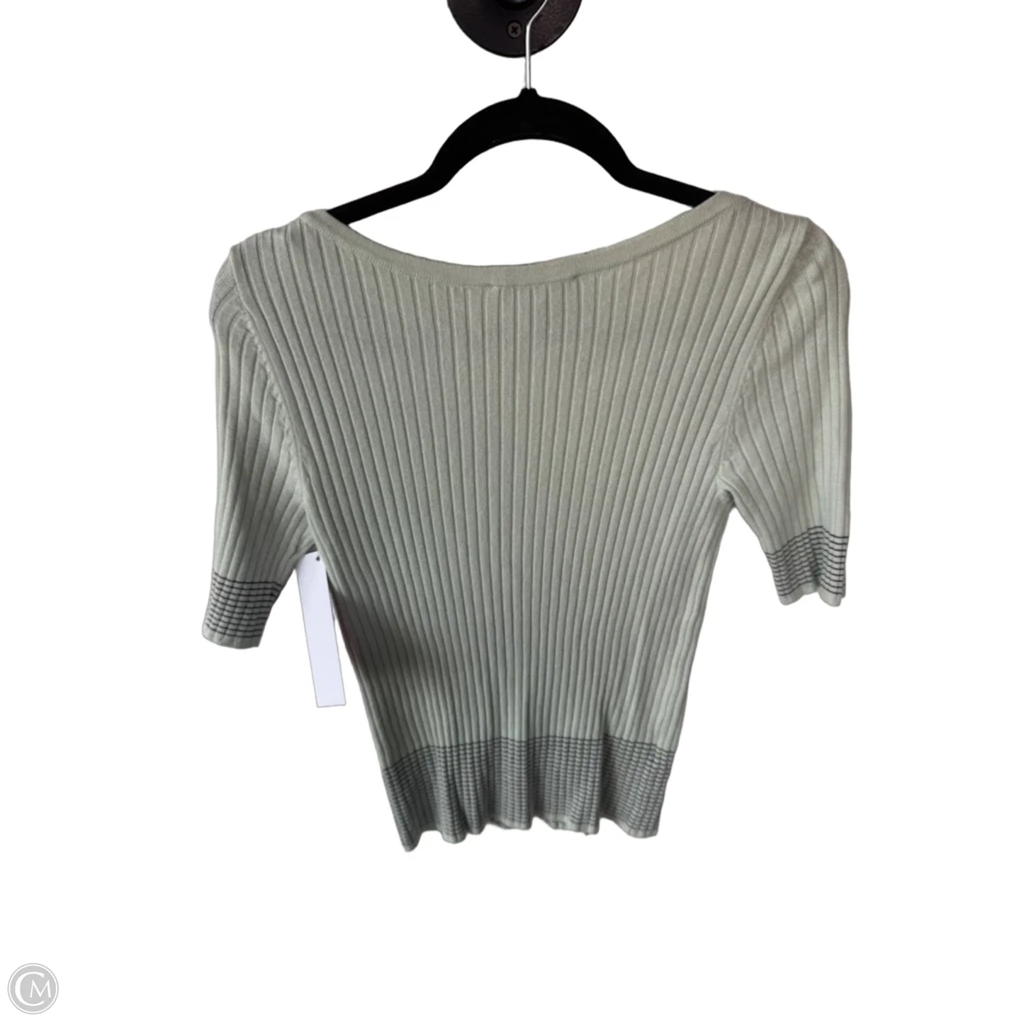 Sweater Short Sleeve By Ann Taylor In Green, Size: S