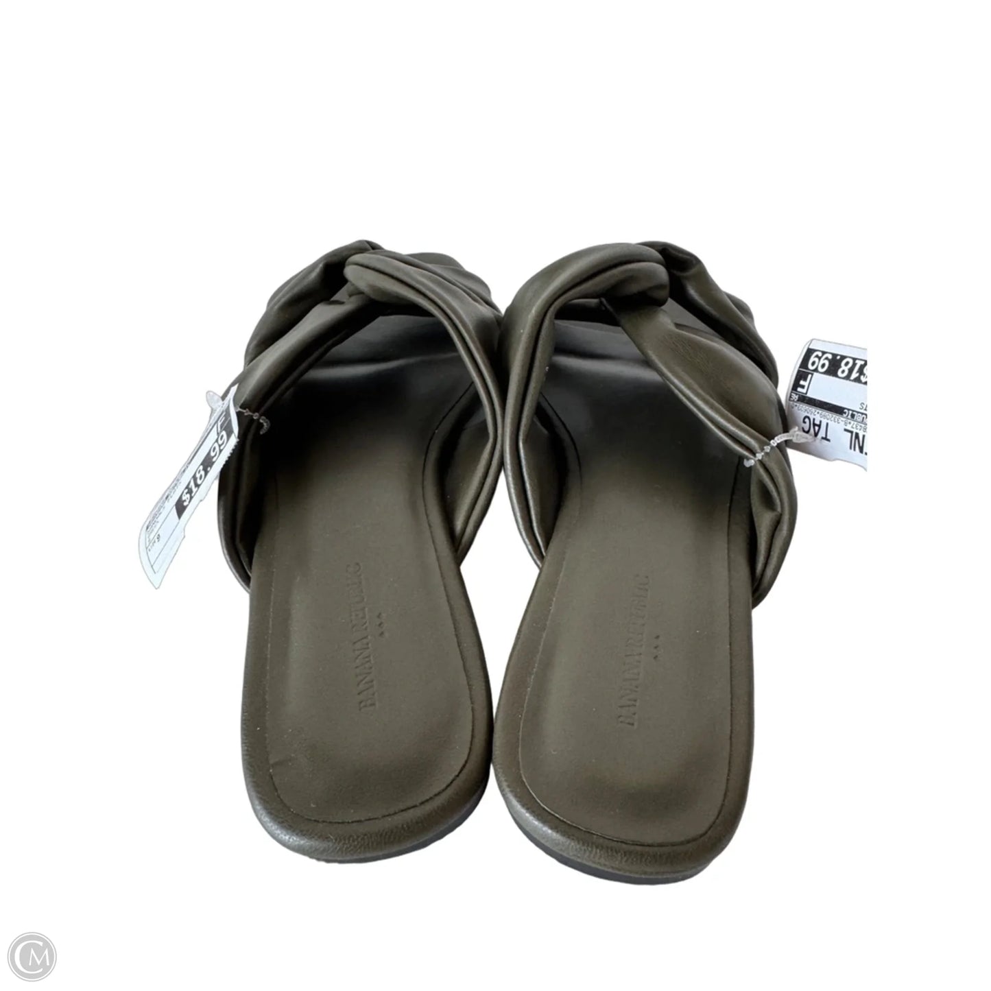 Sandals Flats By Banana Republic In Green, Size: 9
