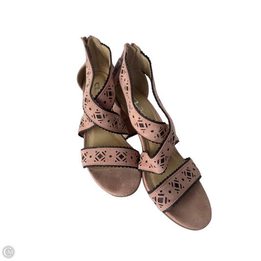 Sandals Heels Block By Cl By Chinese Laundry In Pink, Size: 8