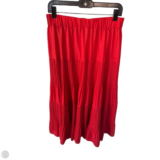 Skirt Maxi By Outback Red In Red, Size: 8