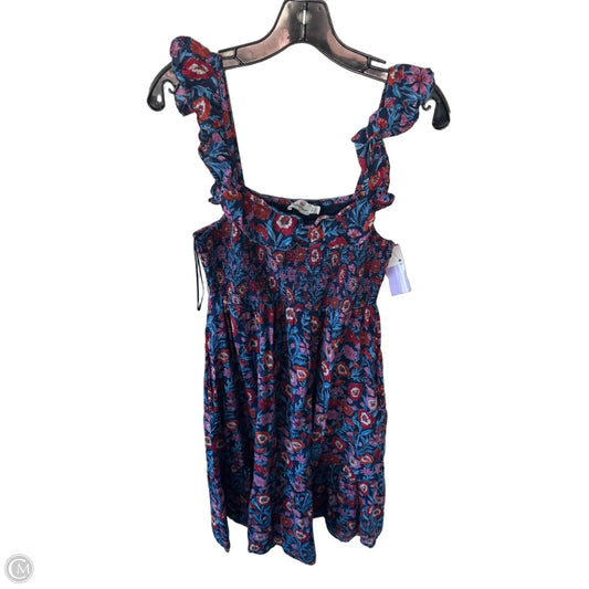 Dress Casual Midi By Vineyard Vines In Blue & Pink, Size: S