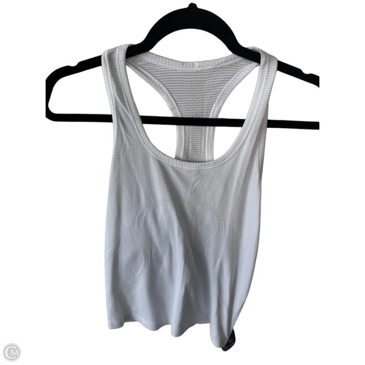 Athletic Tank Top By Lululemon In White, Size: S