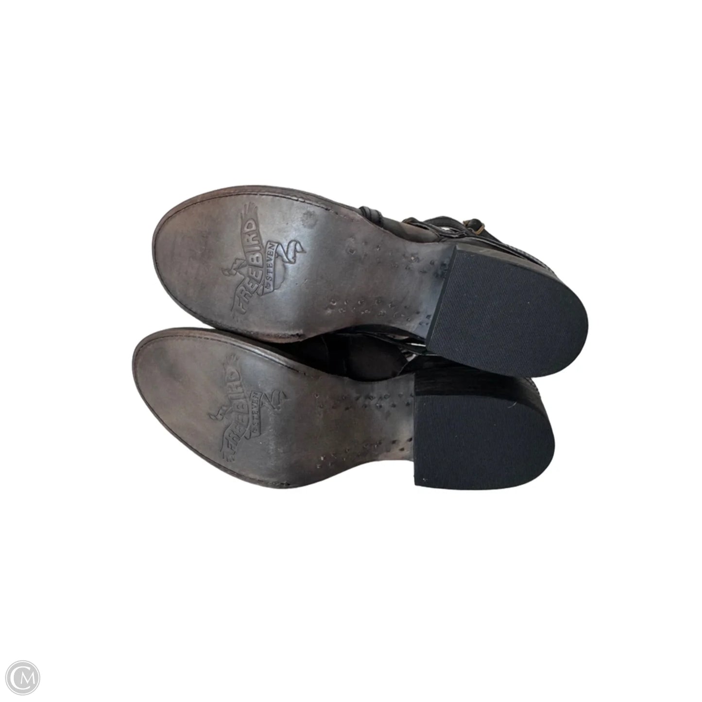 Boots Ankle Flats By Freebird In Brown, Size: 10