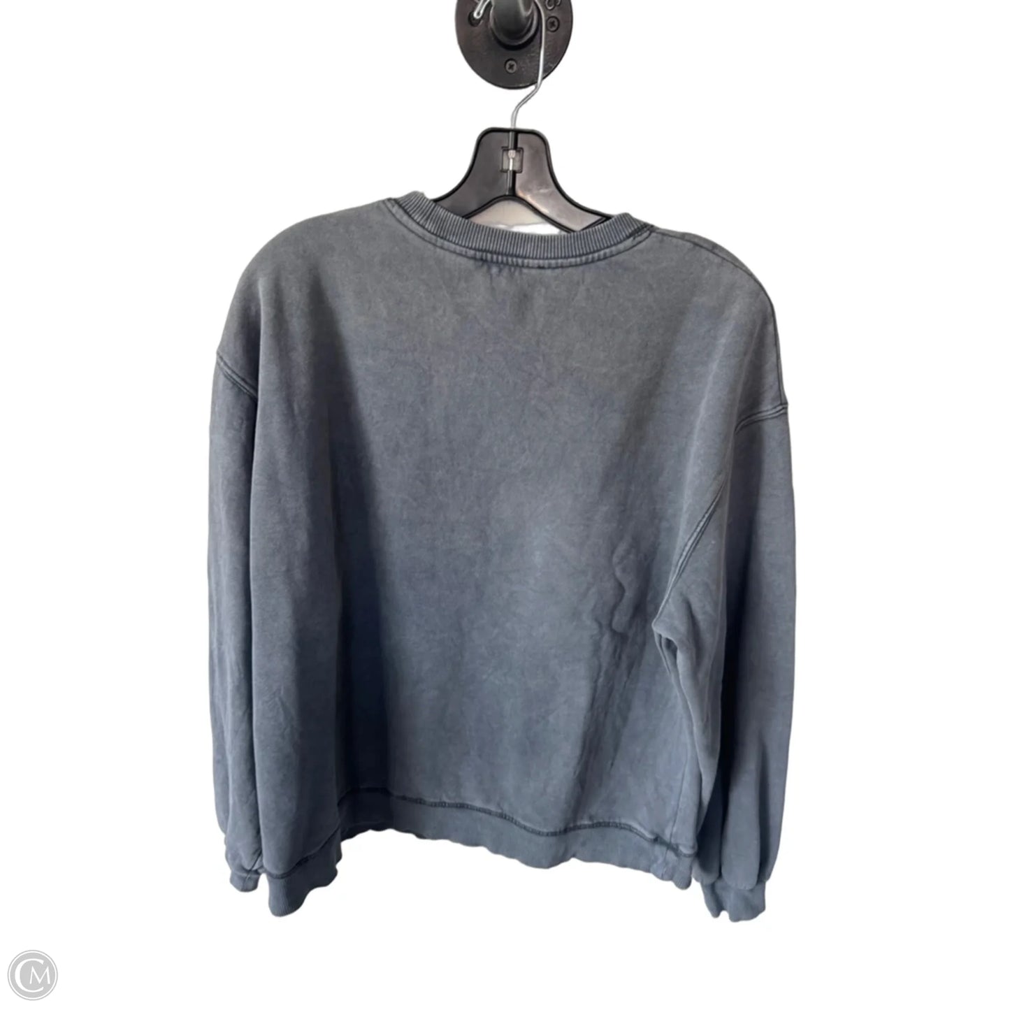 Sweatshirt Crewneck By Zara In Grey, Size: M