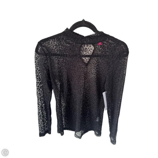 Top Long Sleeve By Vince Camuto In Black, Size: S