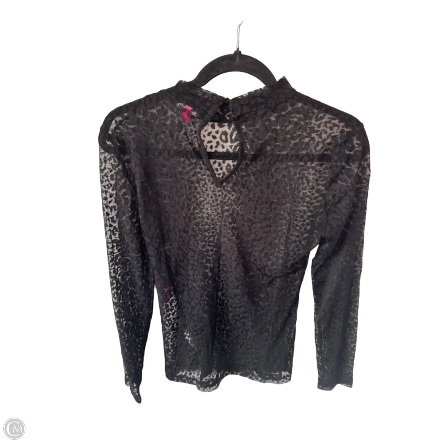Top Long Sleeve By Vince Camuto In Black, Size: S