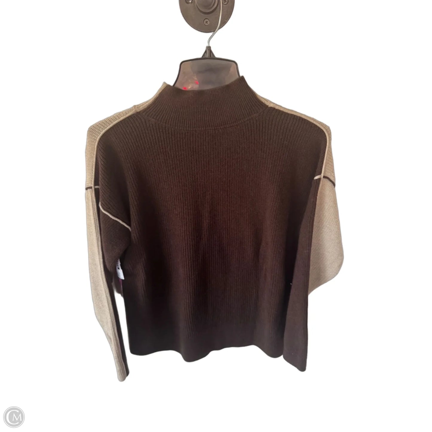 Sweater By J. Jill In Brown & Tan, Size: Xsp
