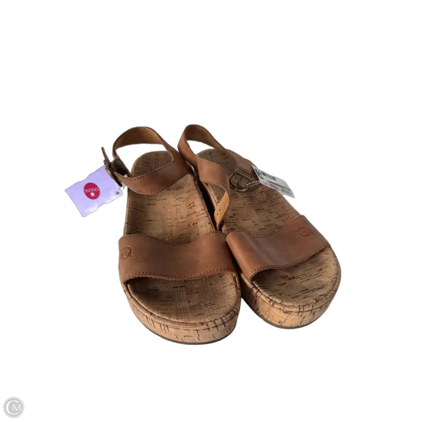 Sandals Flats By Born In Tan, Size: 8