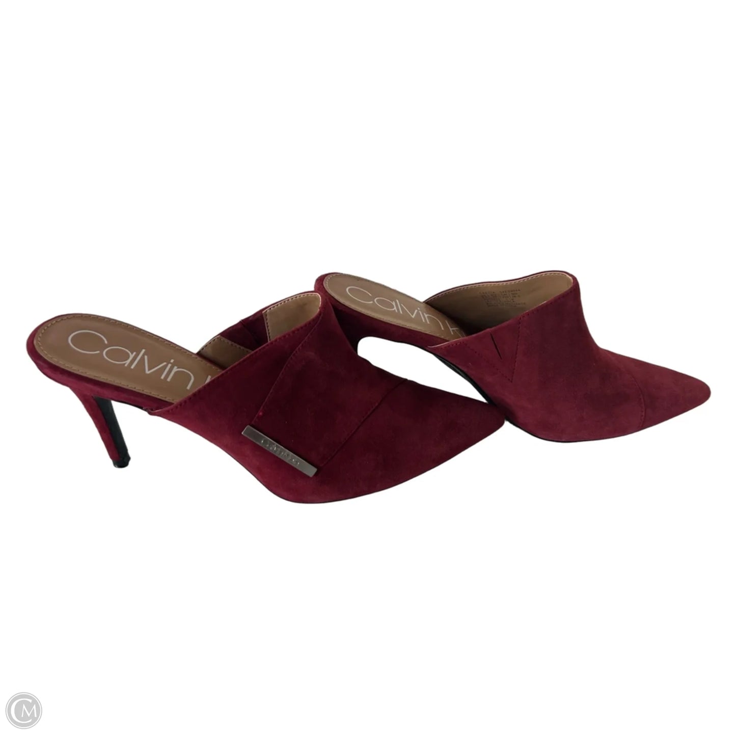 Shoes Heels Stiletto By Calvin Klein In Red, Size: 9.5