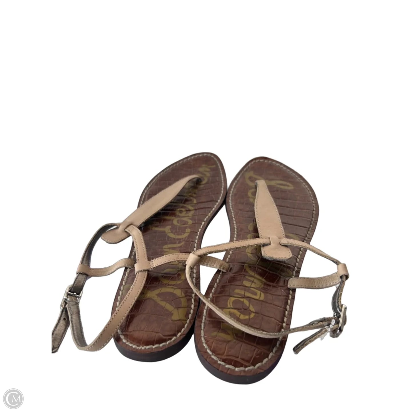 Sandals Flats By Sam Edelman In Bronze, Size: 9