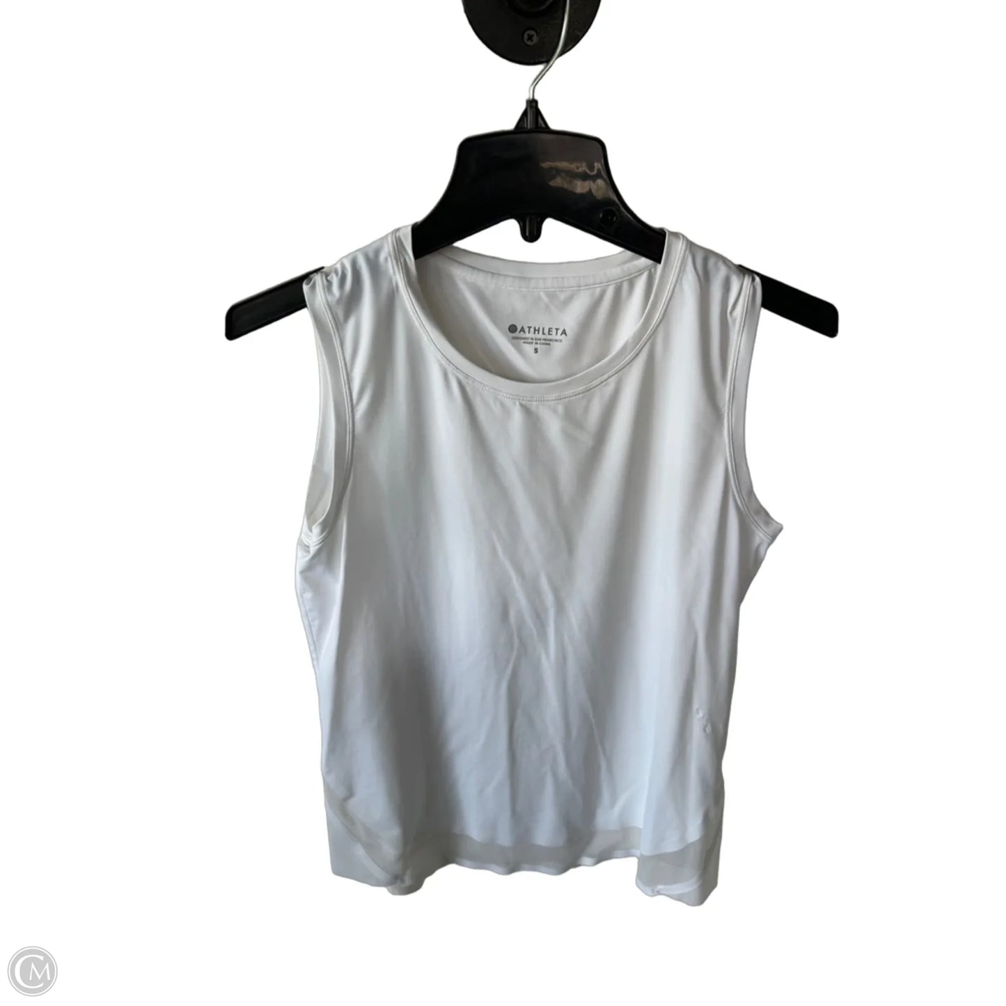 Athletic Tank Top By Athleta In White, Size: S