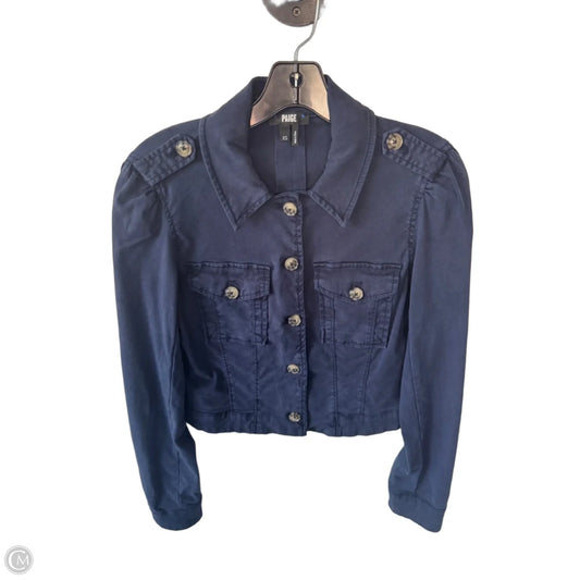 Jacket Denim By Paige In Blue Denim, Size: Xs