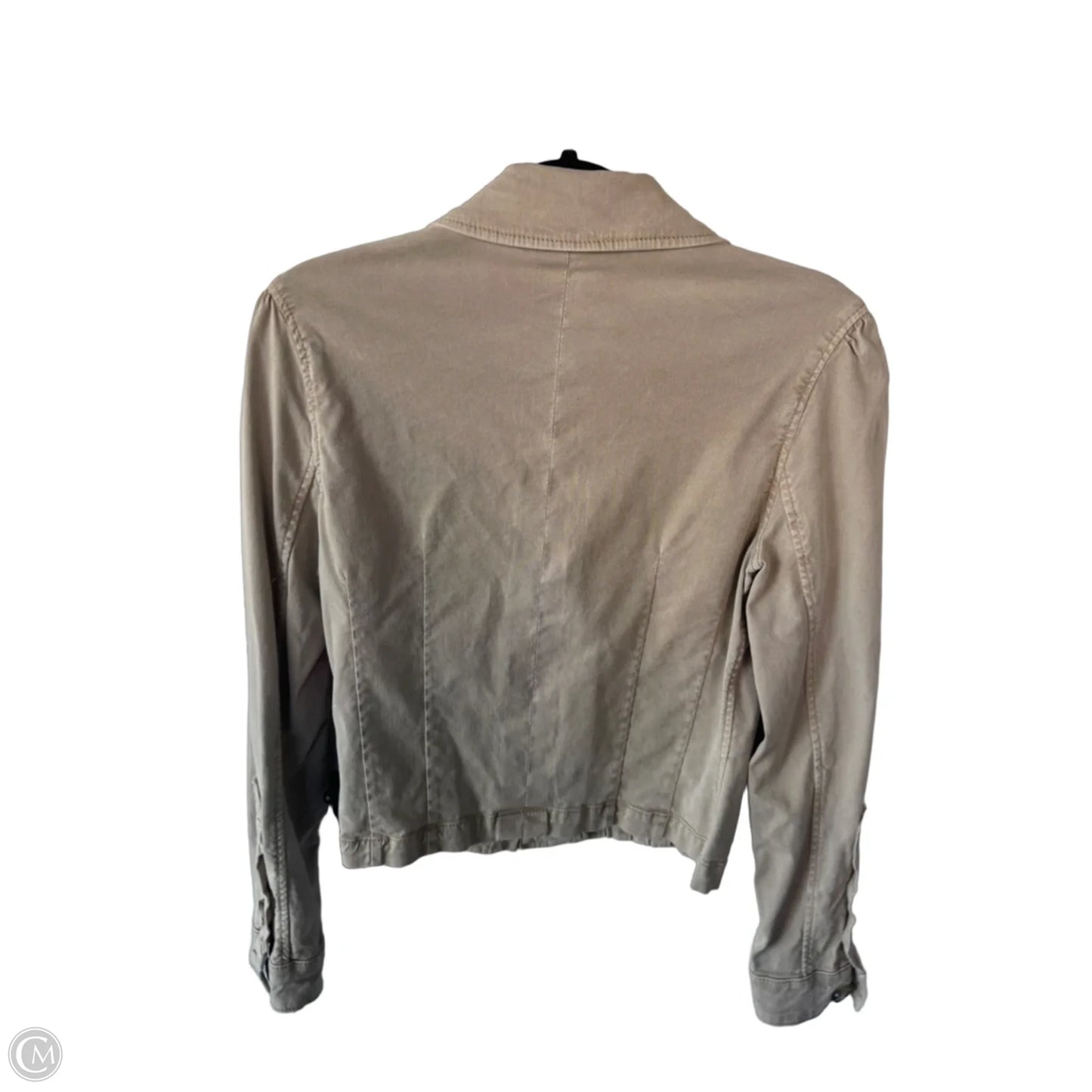 Jacket Denim By Paige In Tan Denim, Size: Xs