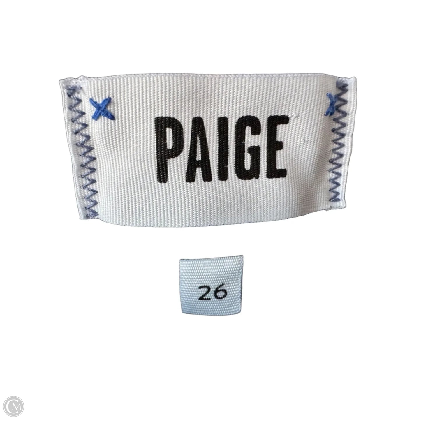 Jeans Wide Leg By Paige In Blue Denim, Size: 2
