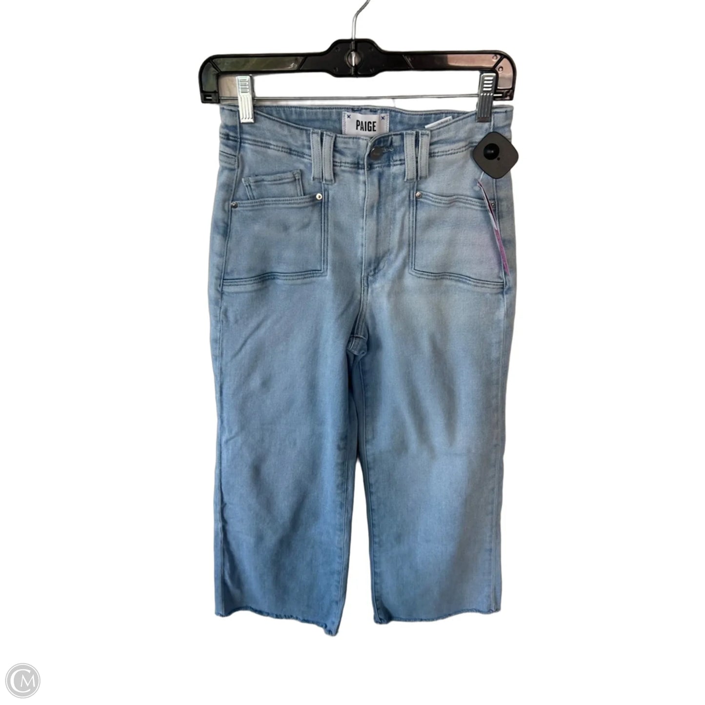 Jeans Wide Leg By Paige In Blue Denim, Size: 2