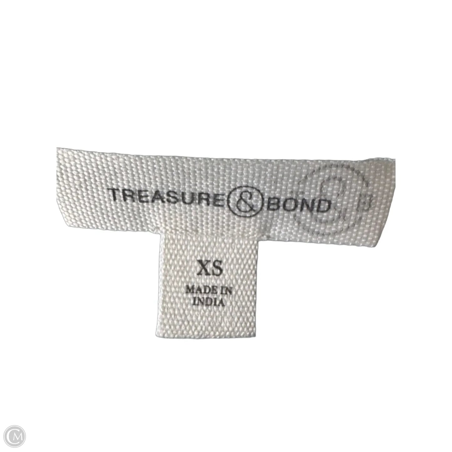 Top Short Sleeve By Treasure And Bond In Blue, Size: Xs