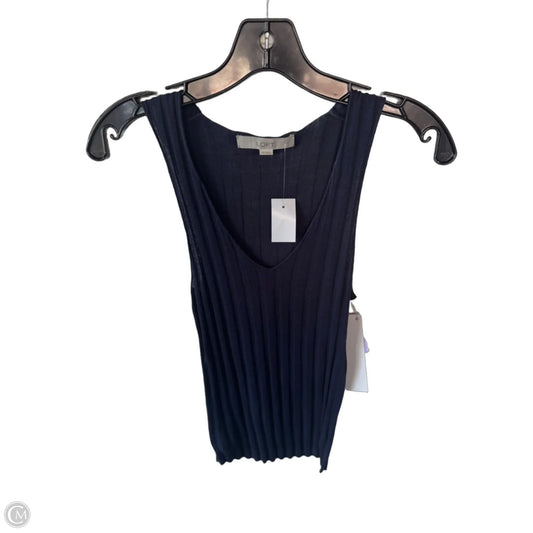 Top Sleeveless By Loft In Blue, Size: Xxs