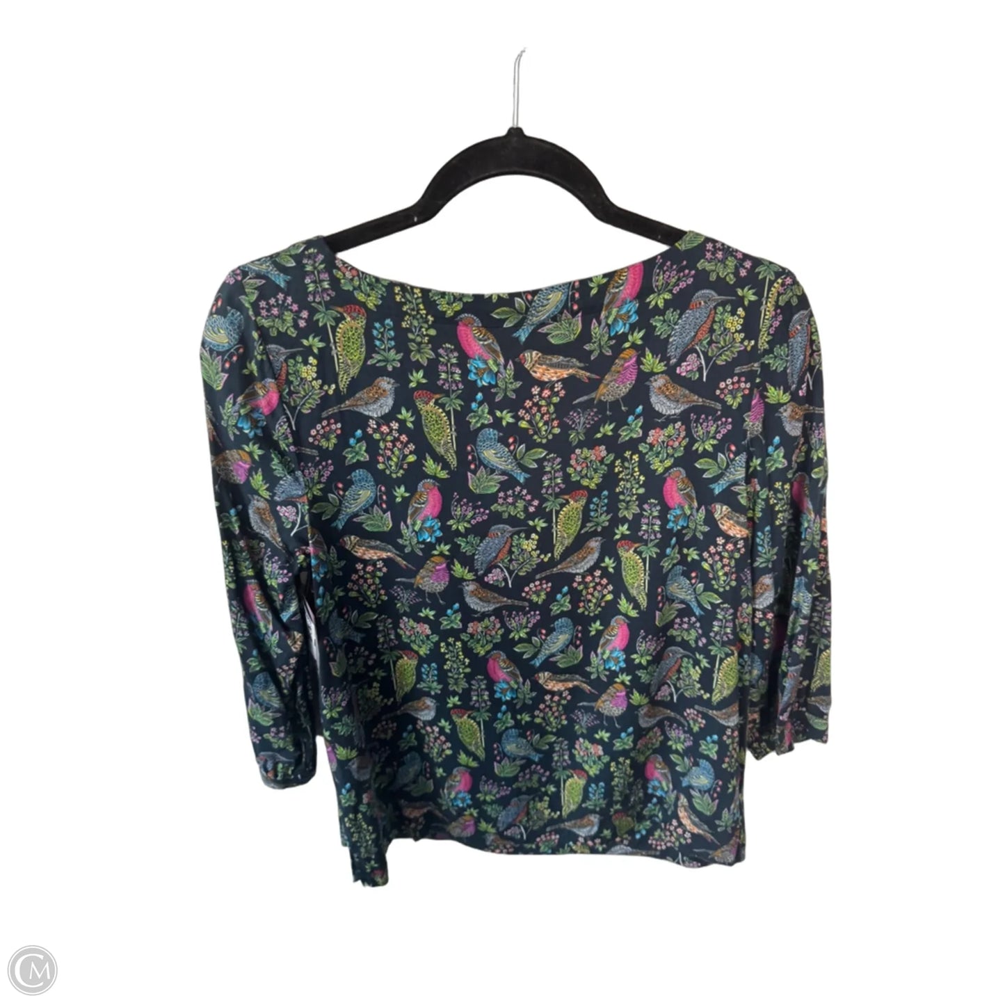 Top 3/4 Sleeve By J. Jill In Blue & Green, Size: Sp
