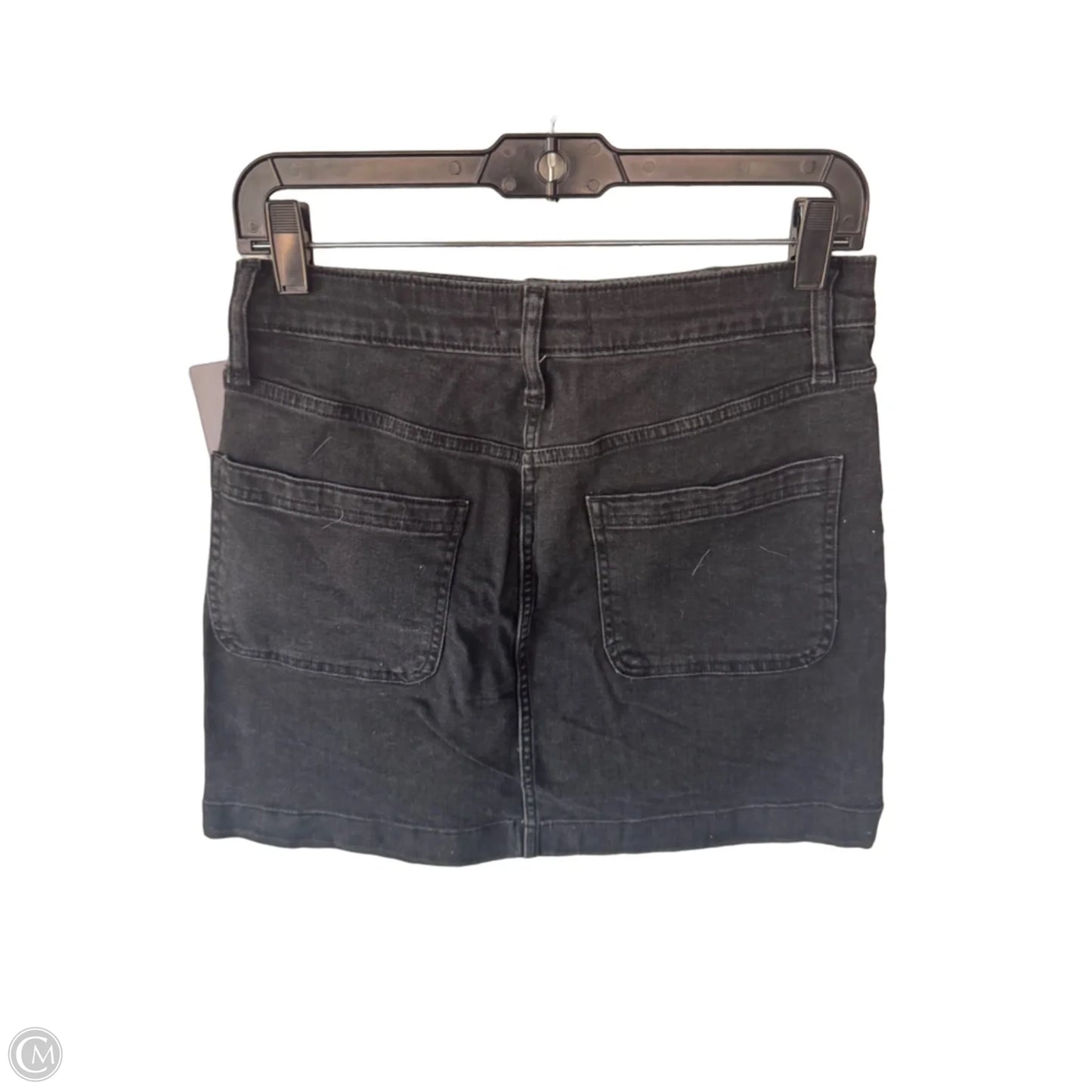 Skirt Mini & Short By Madewell In Black Denim, Size: 2