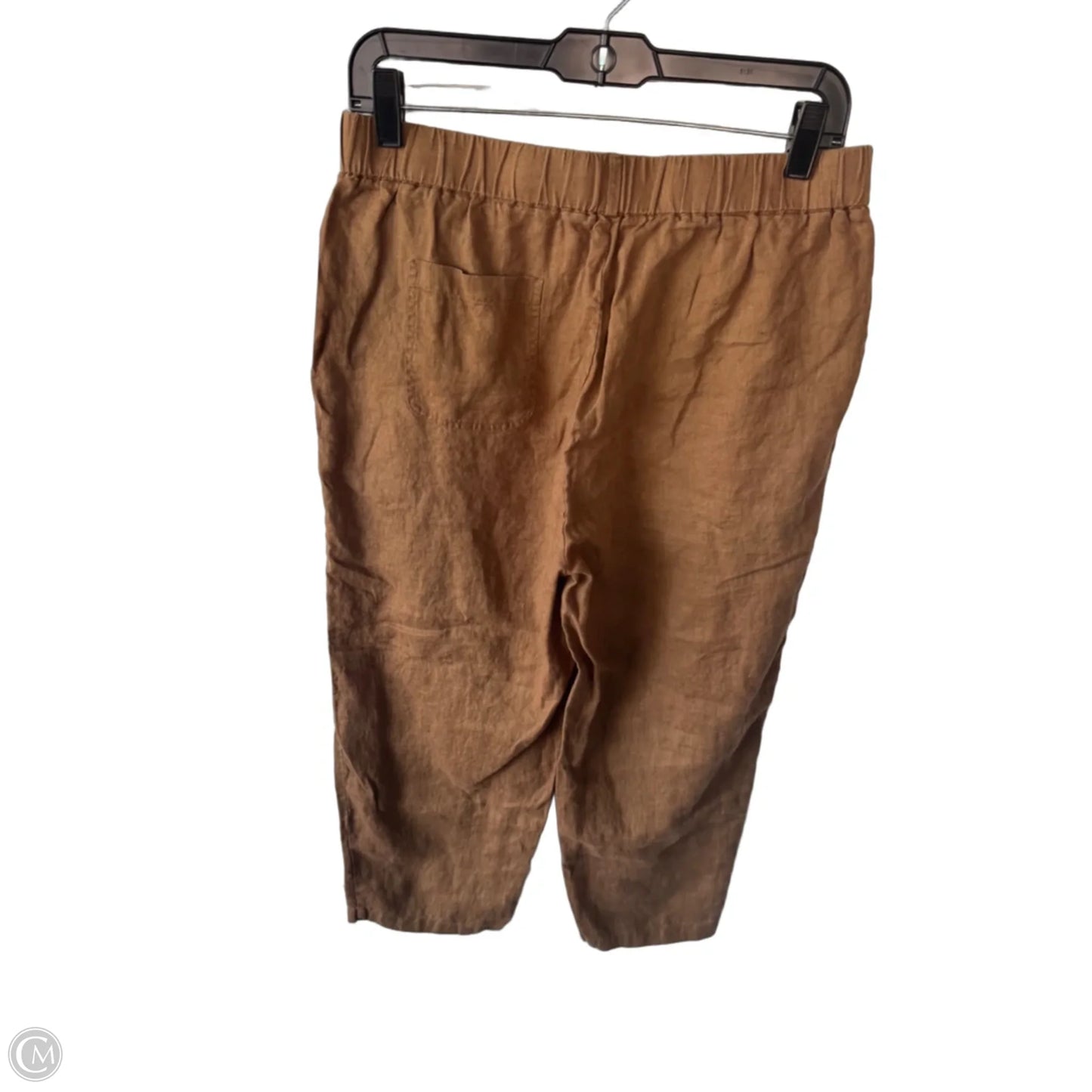 Pants Linen By Quince In Brown, Size: 8