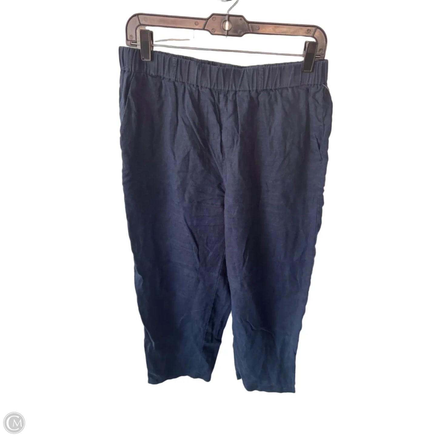 Pants Linen By Quince In Blue, Size: 8