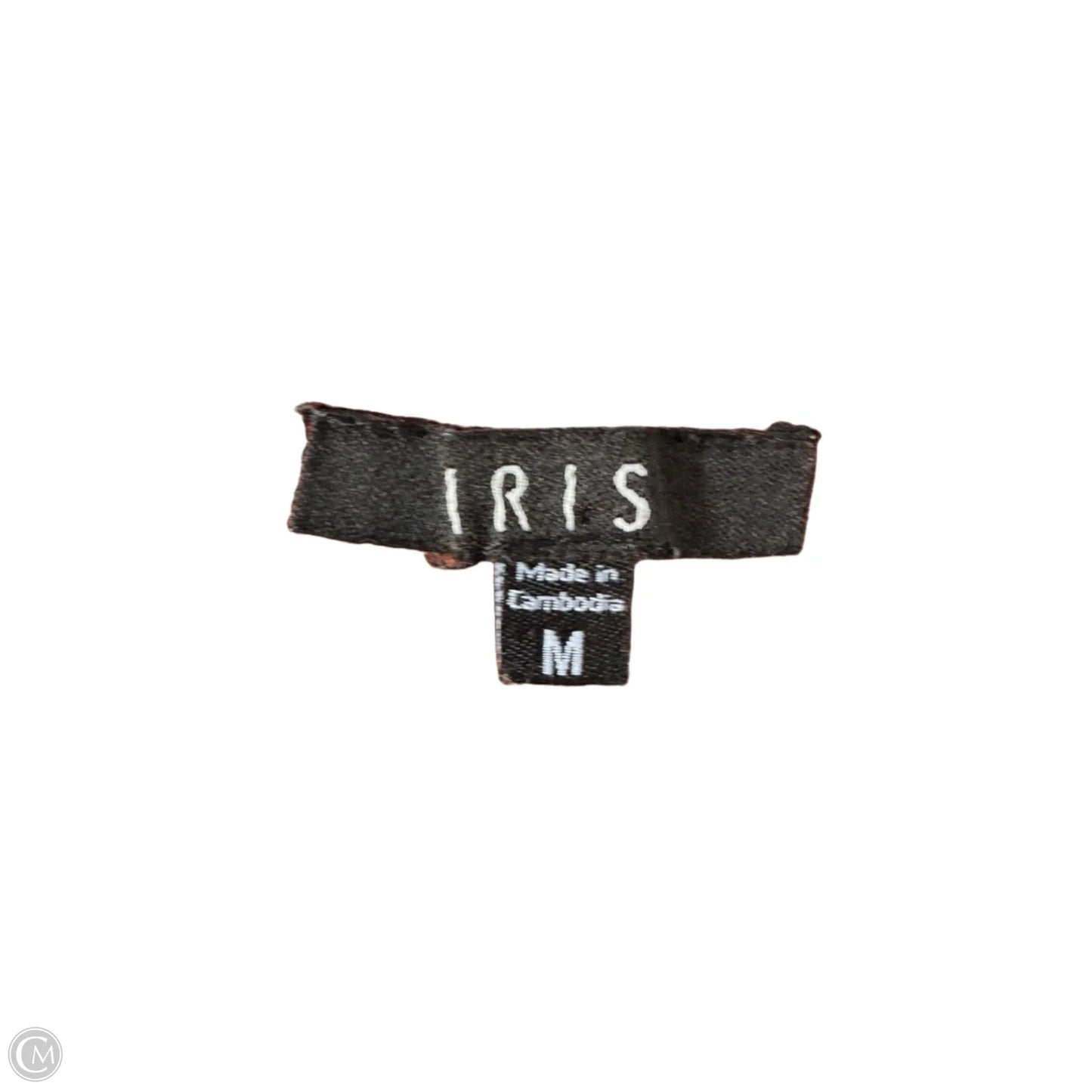 Top Short Sleeve By Iris In Orange, Size: M