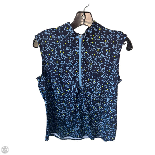 Athletic Tank Top By Jofit In Blue & Yellow, Size: L