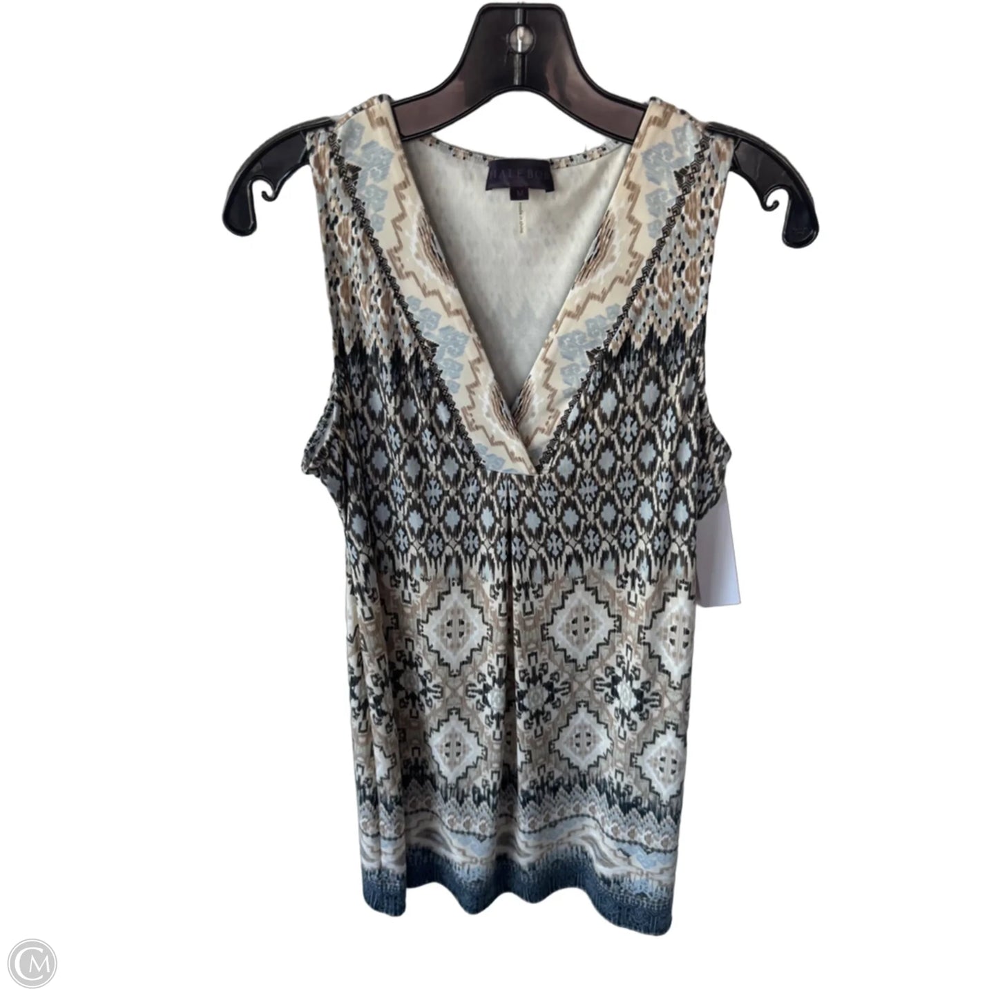 Dress Casual Short By Hale Bob In Grey & Tan, Size: M