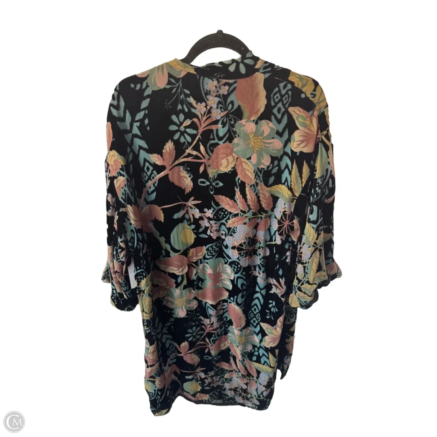 Kimono By Zara Women In Black & Green, Size: M