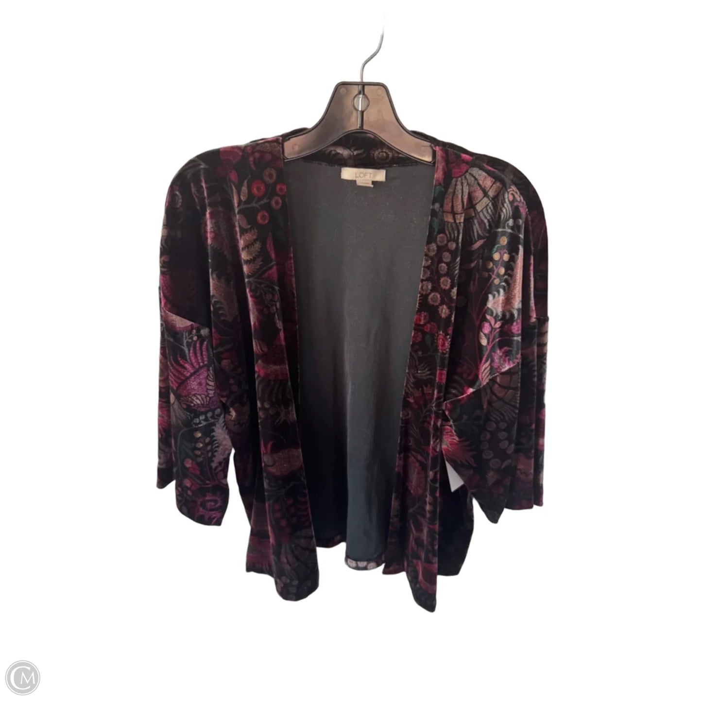 Kimono By Loft In Green & Pink, Size: Osfm