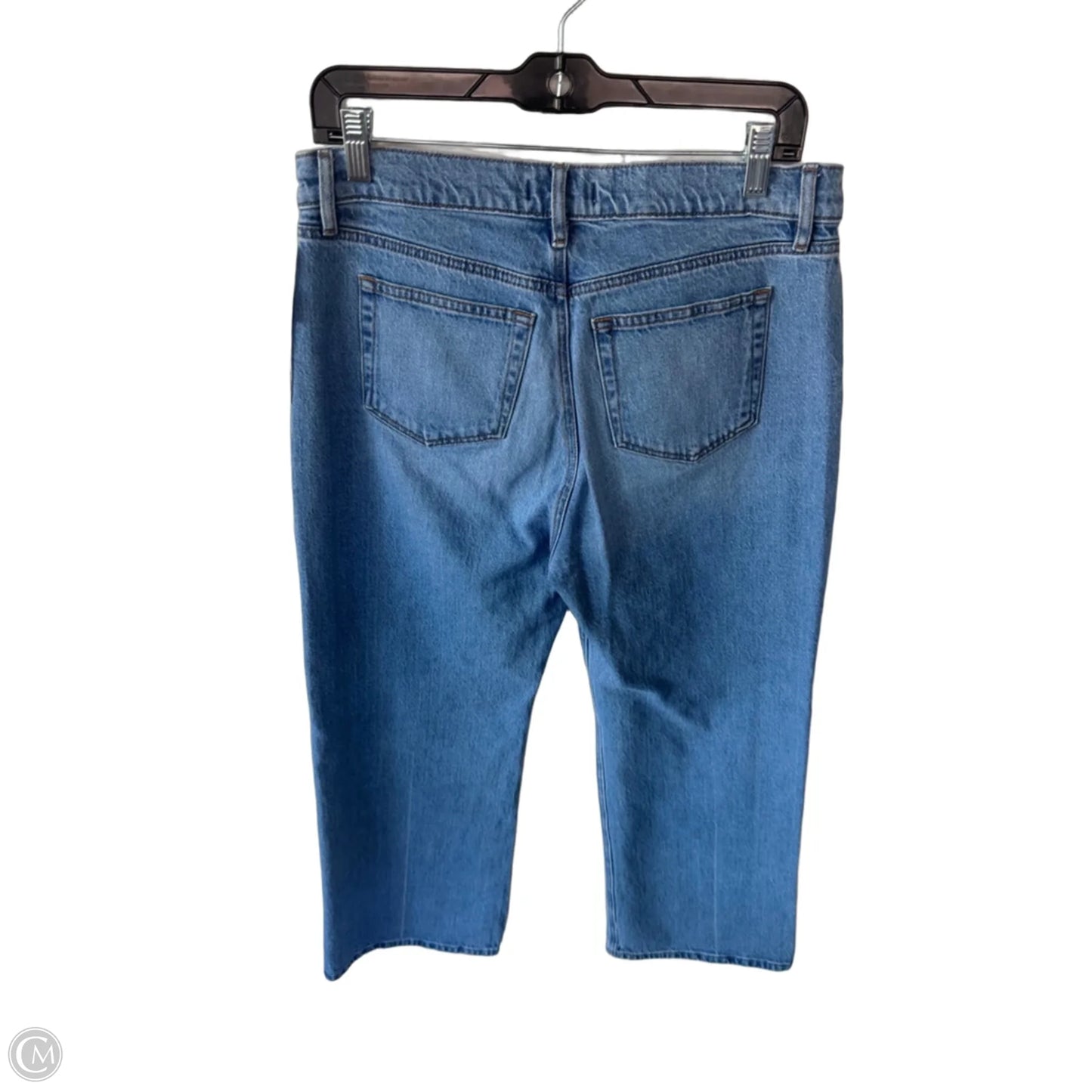 Jeans Wide Leg By Loft In Blue Denim, Size: 8p