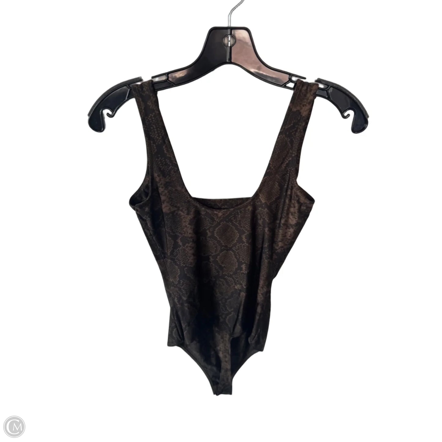 Bodysuit By Good American In Snakeskin Print, Size: S