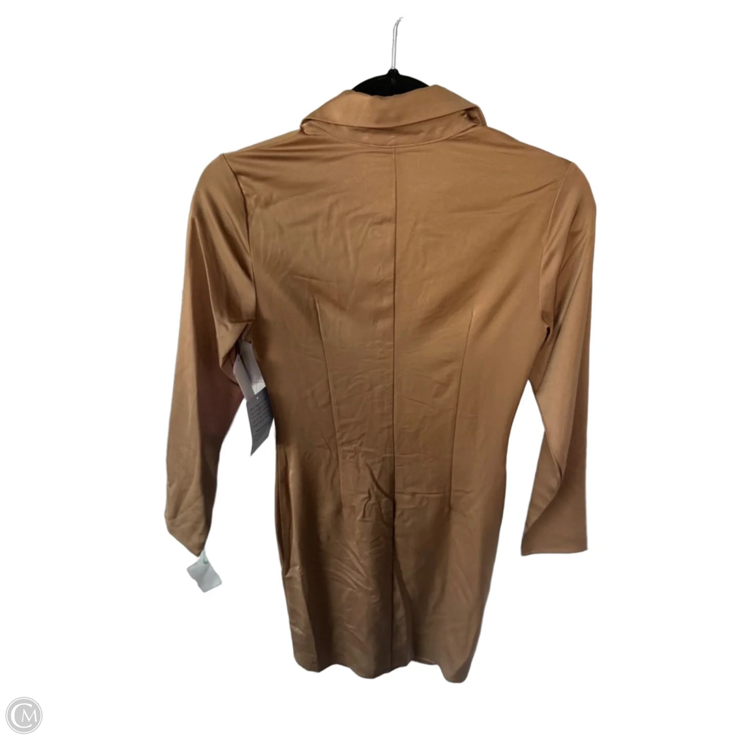 Dress Work By Melloday In Tan, Size: Xs