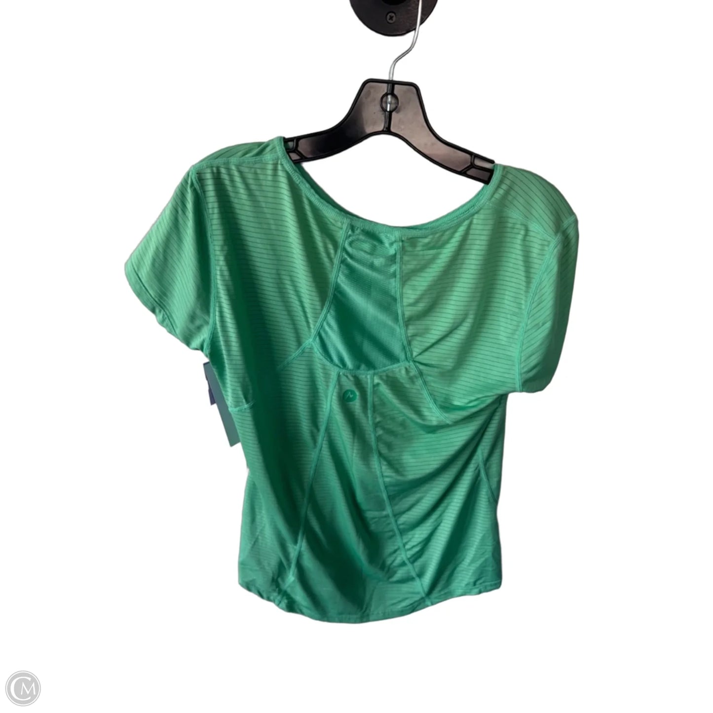 Athletic Top Short Sleeve By Marmot In Green, Size: M