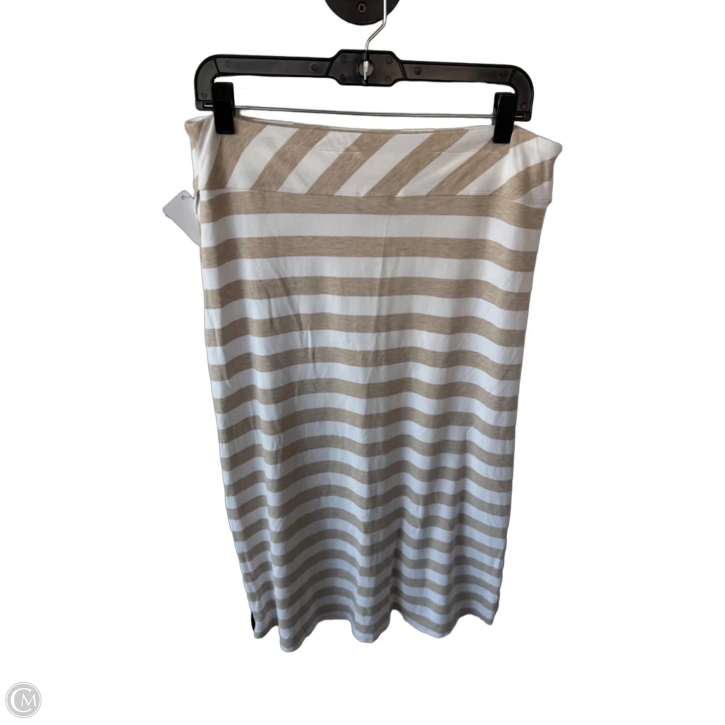 Skirt Midi By Athleta In Tan & White, Size: 8