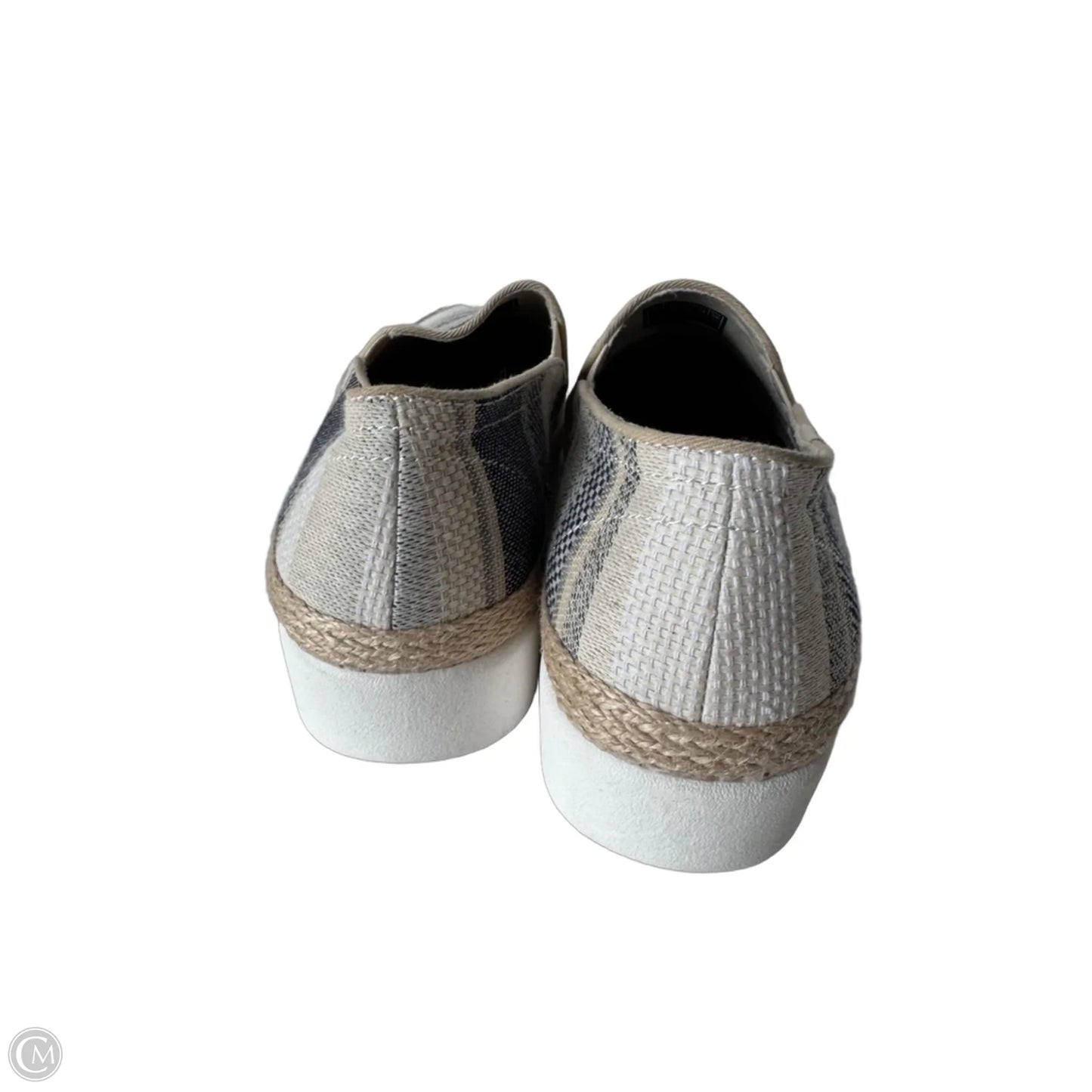 Shoes Flats By Bobs In Blue & Tan, Size: 7