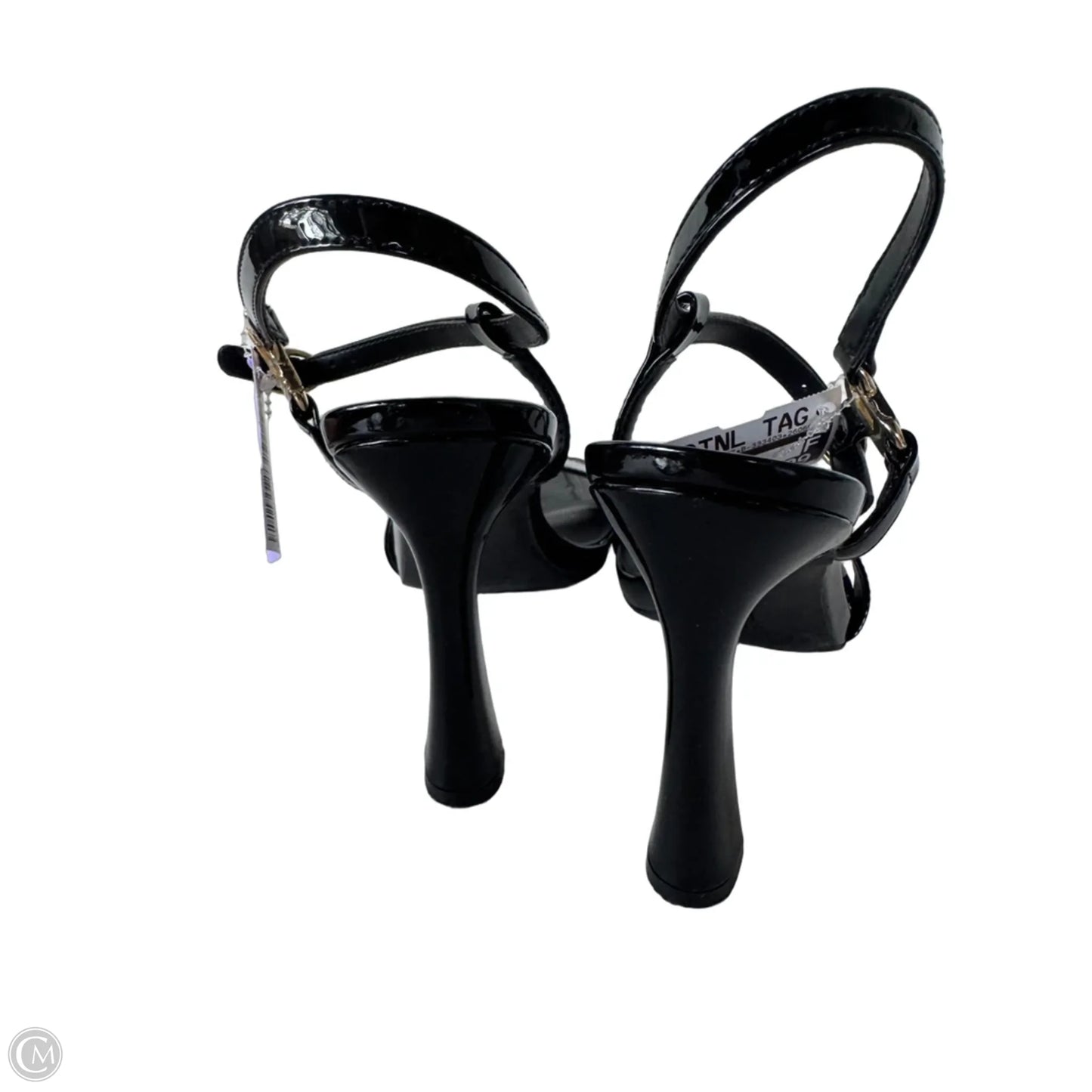 Sandals Designer By Karl Lagerfeld In Black, Size: 8