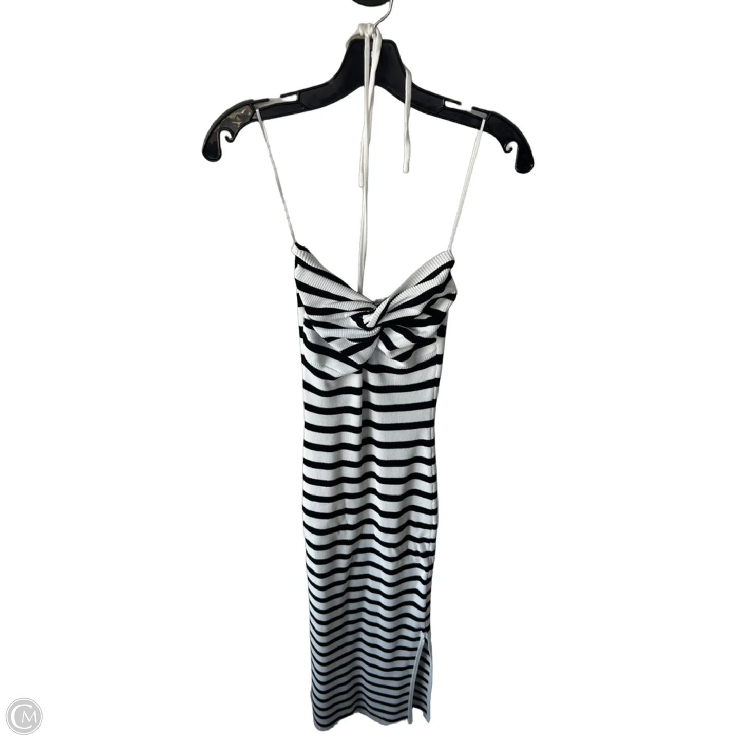 Dress Casual Maxi By Miou Muse In Black & White, Size: S