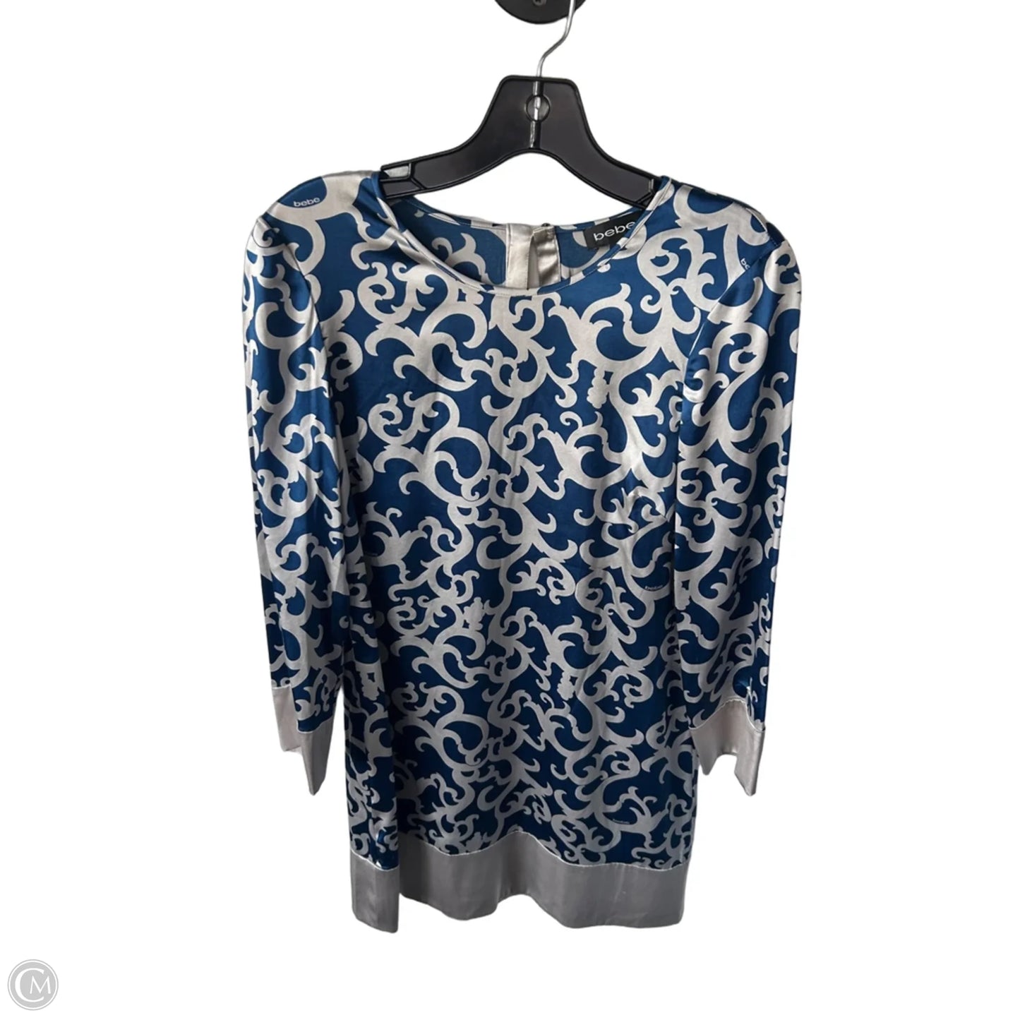 Dress Work By Bebe In Blue & Grey, Size: S
