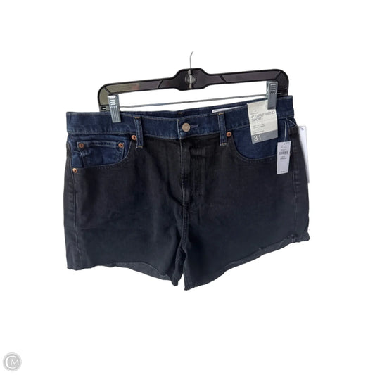 Shorts By Gap In Black Denim, Size: 12