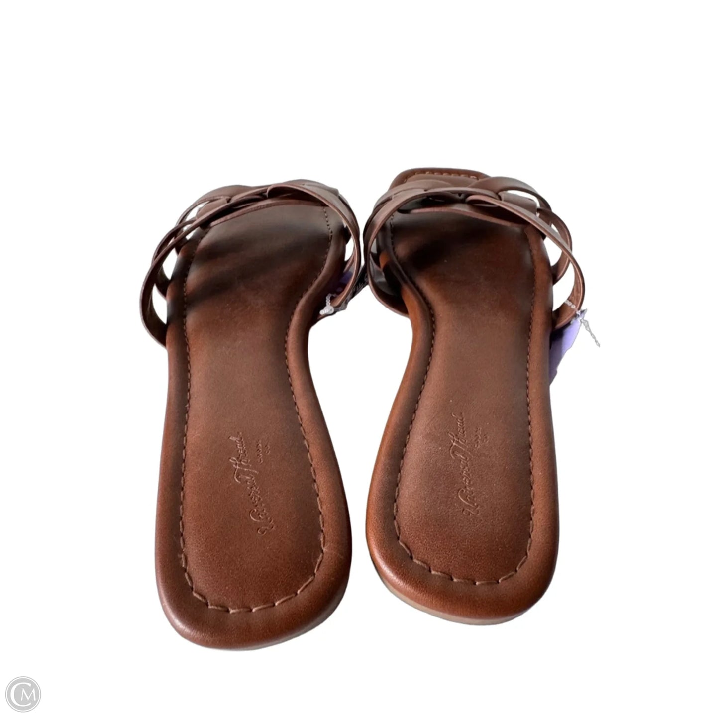 Sandals Flats By Universal Thread In Brown, Size: 8.5
