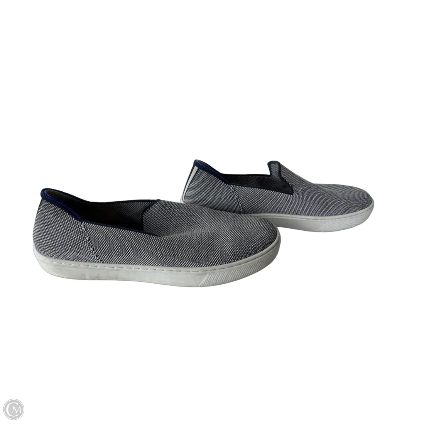 Shoes Flats By Rothys In Blue & White, Size: 8.5