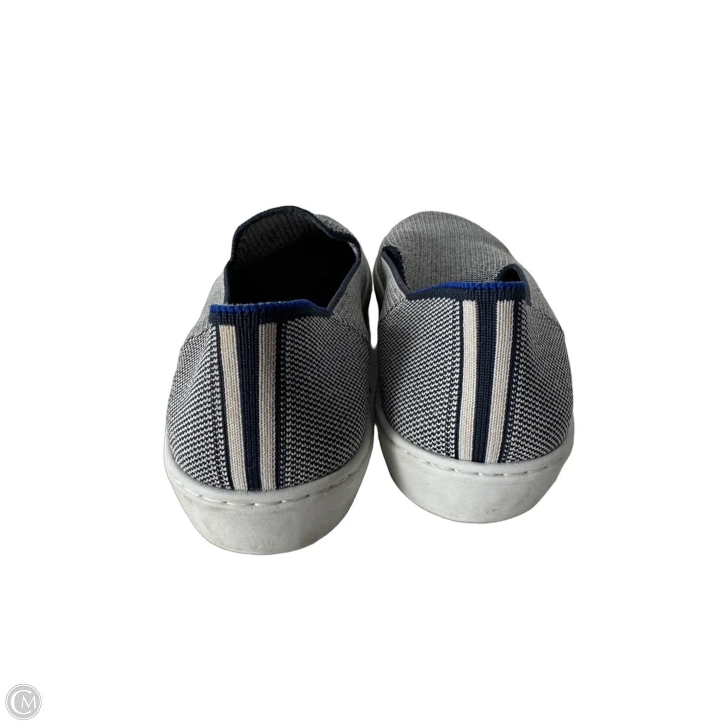 Shoes Flats By Rothys In Blue & White, Size: 8.5