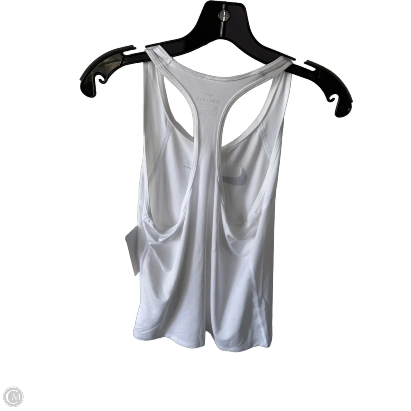 Athletic Tank Top By Nike In White, Size: M