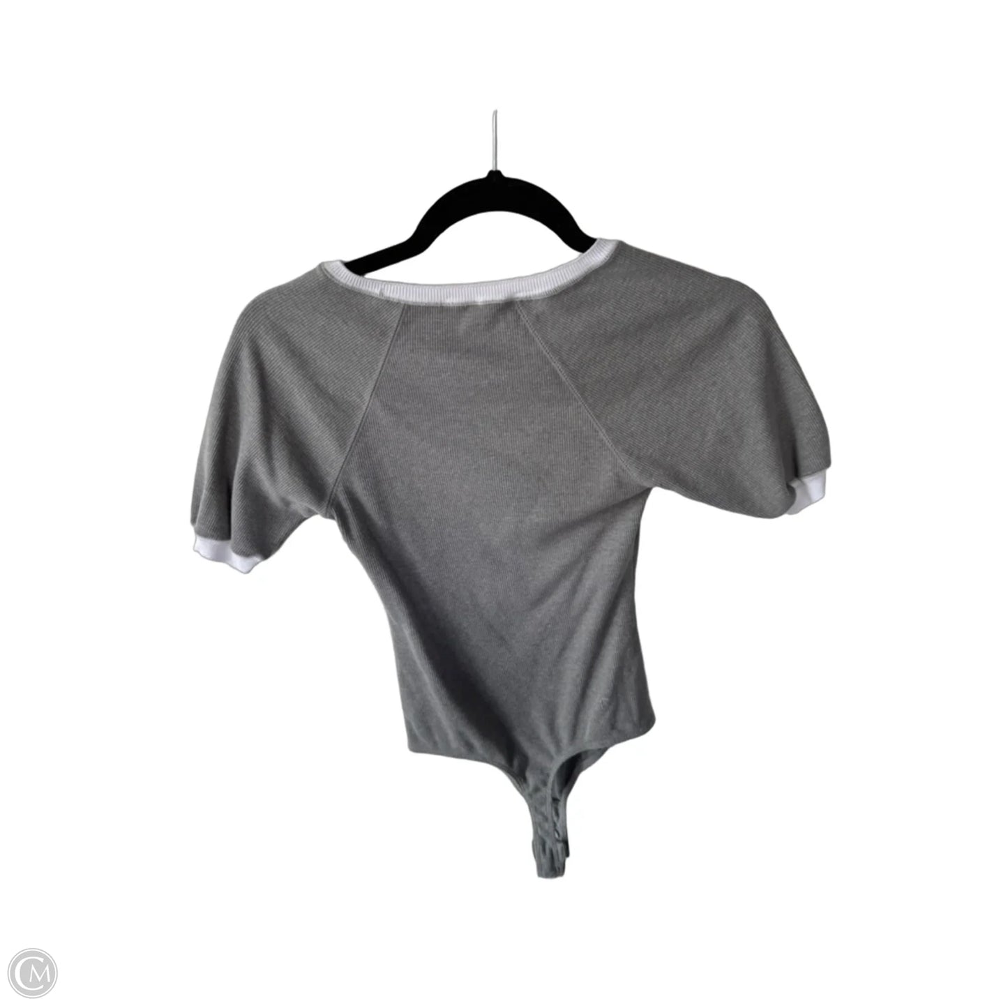 Bodysuit By Free People In Grey & White, Size: Xs